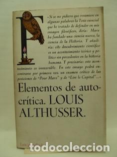 Libros: ELEMENTOS DE LA AUTOCR&Iacute;TICA - Louis Althusser - Foto 1