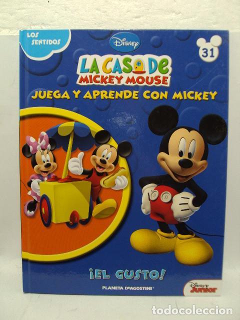 Libros: LOS SENTIDOS. LA CASA DE MICKEY MOUSE. JUEGA Y APRENDE CON MICKEY. EL GUSTO -