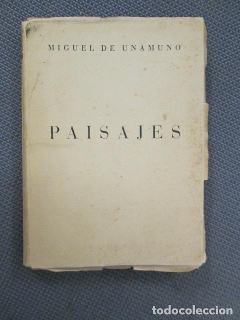 Libros: PAISAJES - Miguel De Unamuno