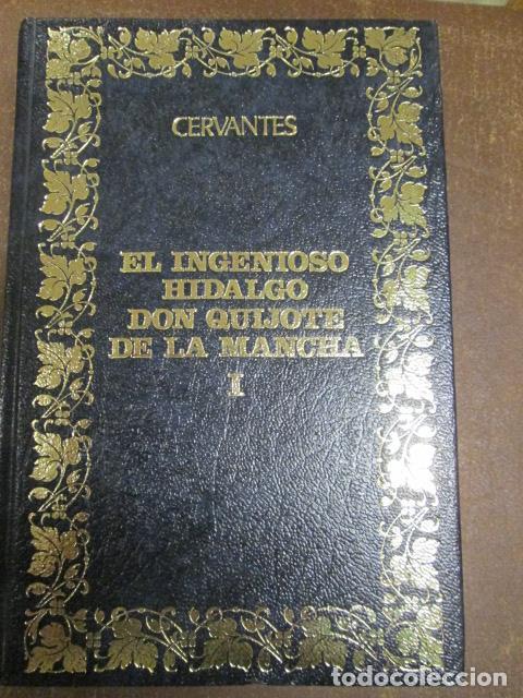 Libros: EL INGENIOSO HIDALGO DON QUIJOTE DE LA MANCHA TOMOS I, II - Cervantes