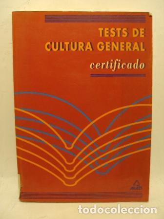 Libros: TEST DE CULTURA GENERAL. Certificado - - Foto 1