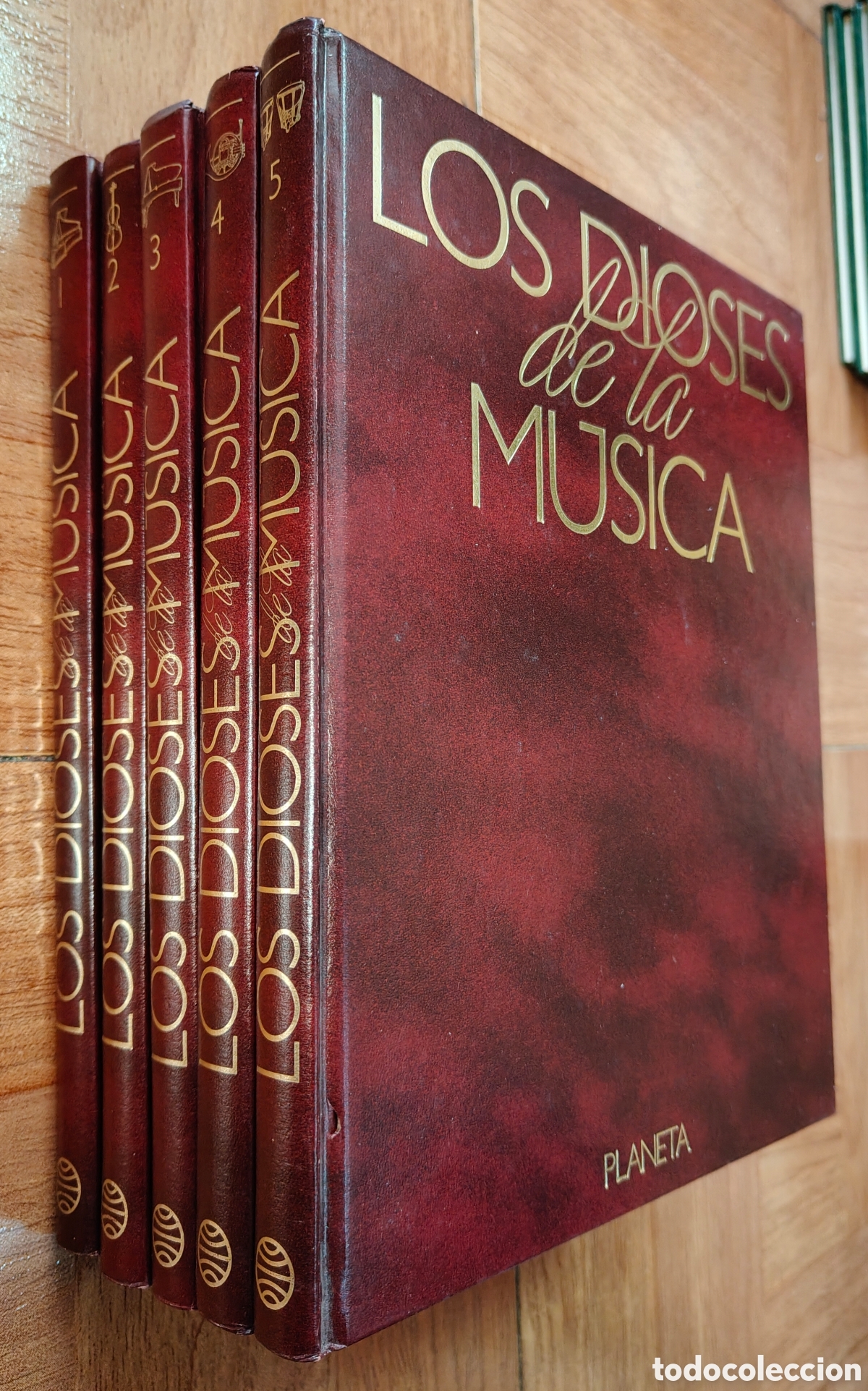 Libros: Los Dioses de la M&uacute;sica � 5 Tomos � Completa � Planeta - VV. AA. - Foto 3