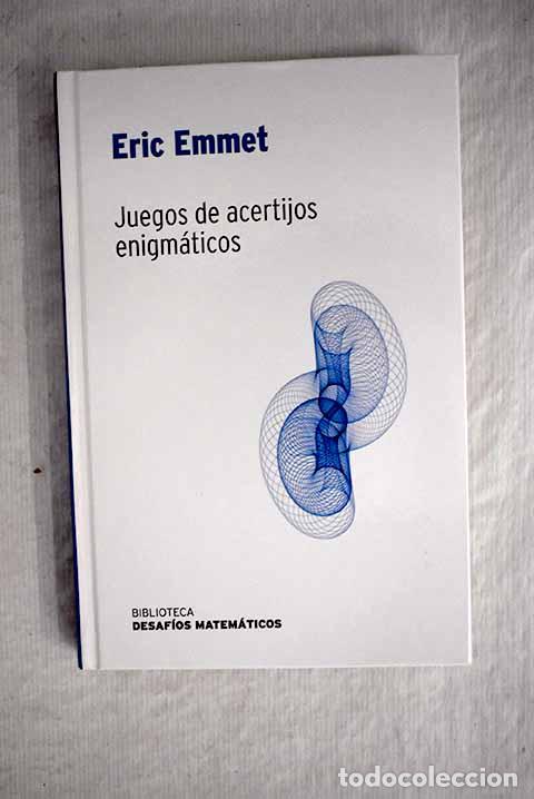 Libros: Juegos de acertijos enigm&aacute;ticos.- Emmet, Eric - Foto 1