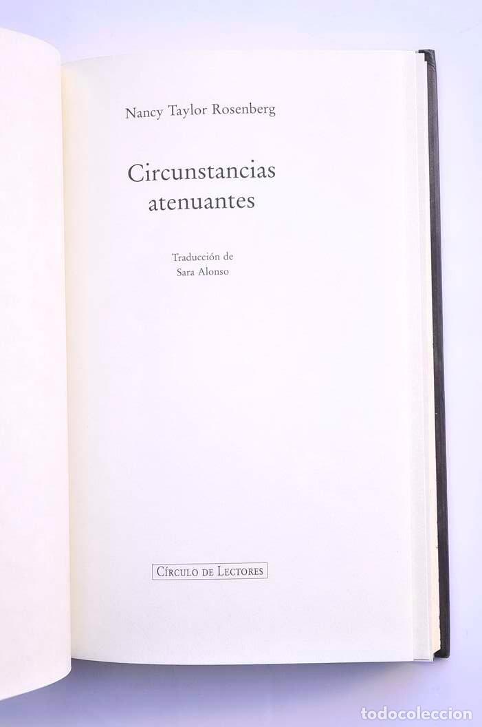 Libros: Circunstancias atenuantes - ROSENBERG, Nancy Taylor - Foto 3