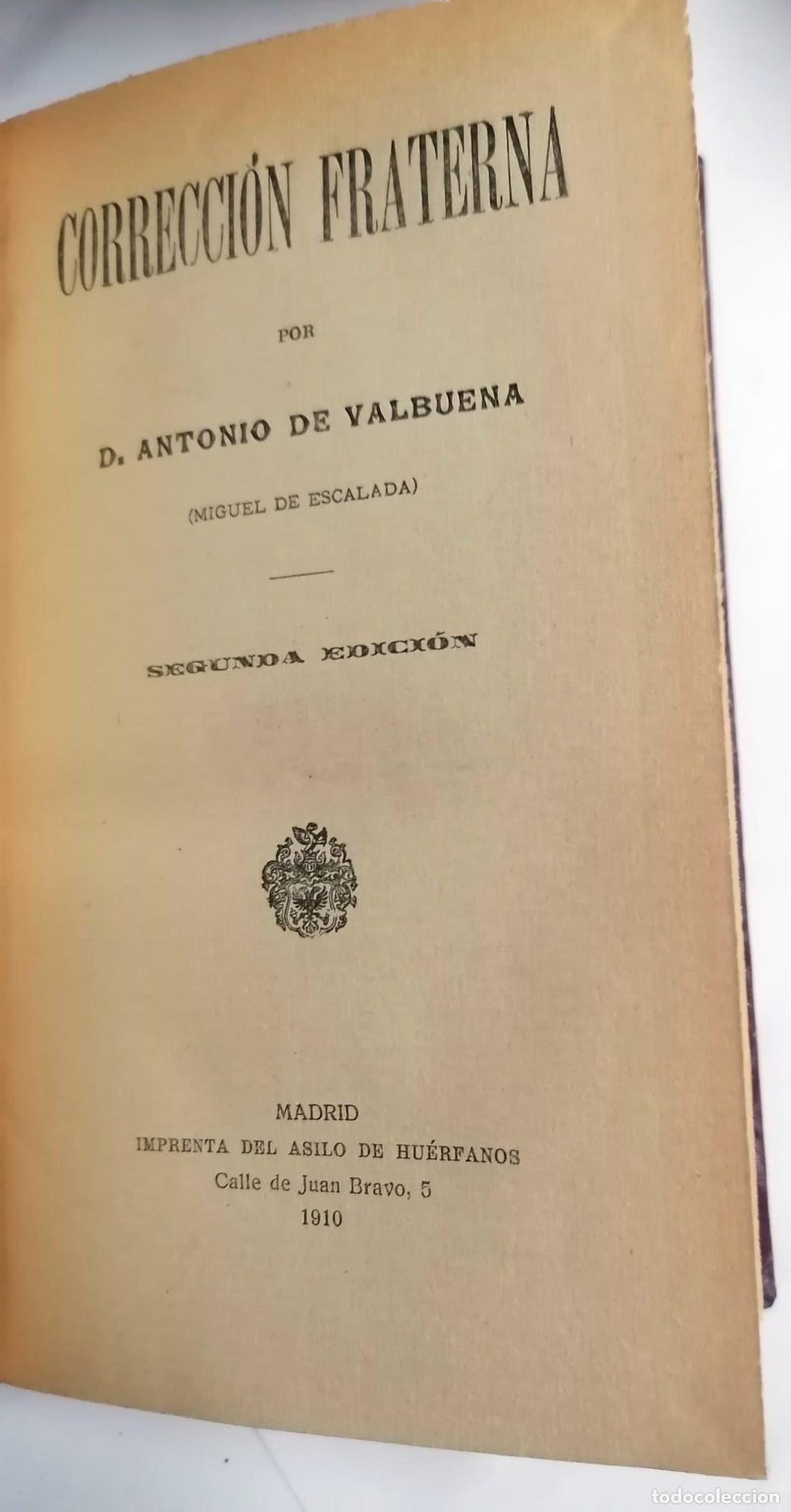 Libros: Antonio de Valbuena - CORRECCI&Oacute;N FRATERNA - Foto 3