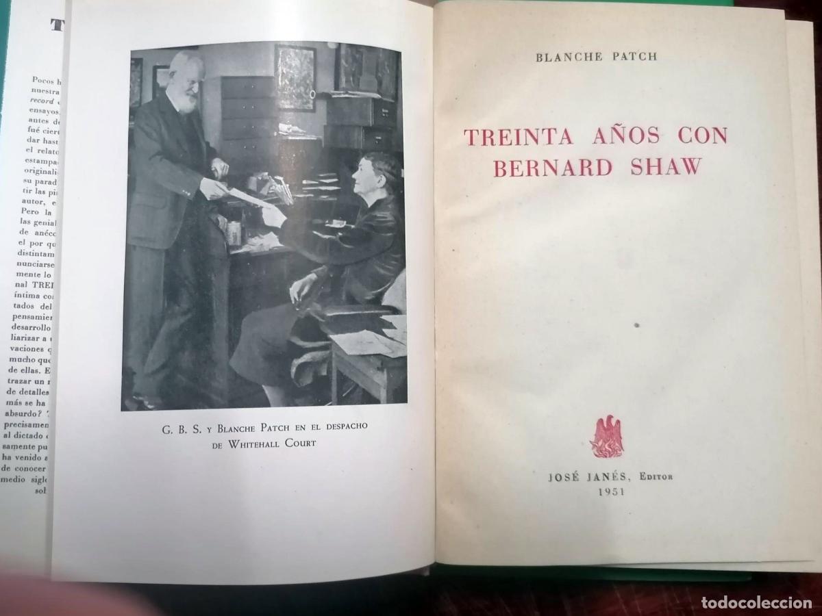 Libros: Blanche Patch - TREINTA A&Ntilde;OS CON G. BERNARD SHAW - Foto 2