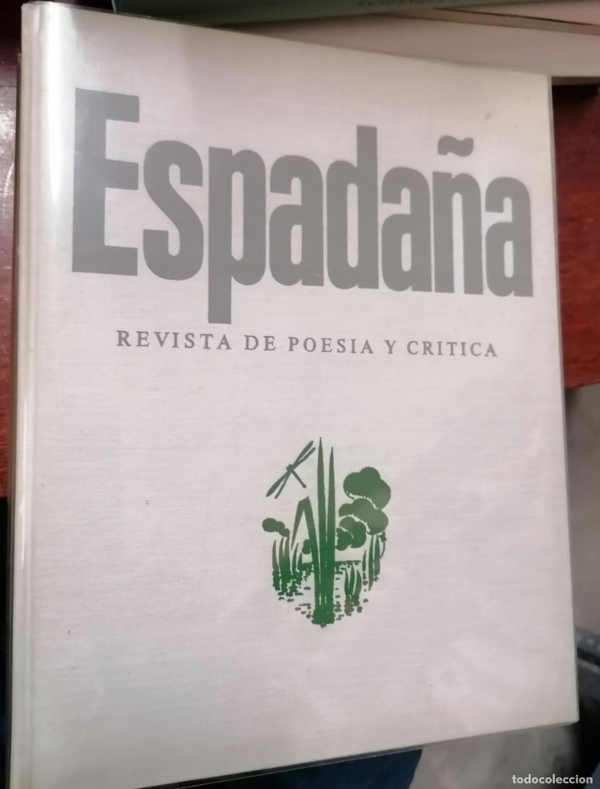 B&uuml;cher: ESPADA&Ntilde;A. Revista de poes&iacute;a y Cr&iacute;tica