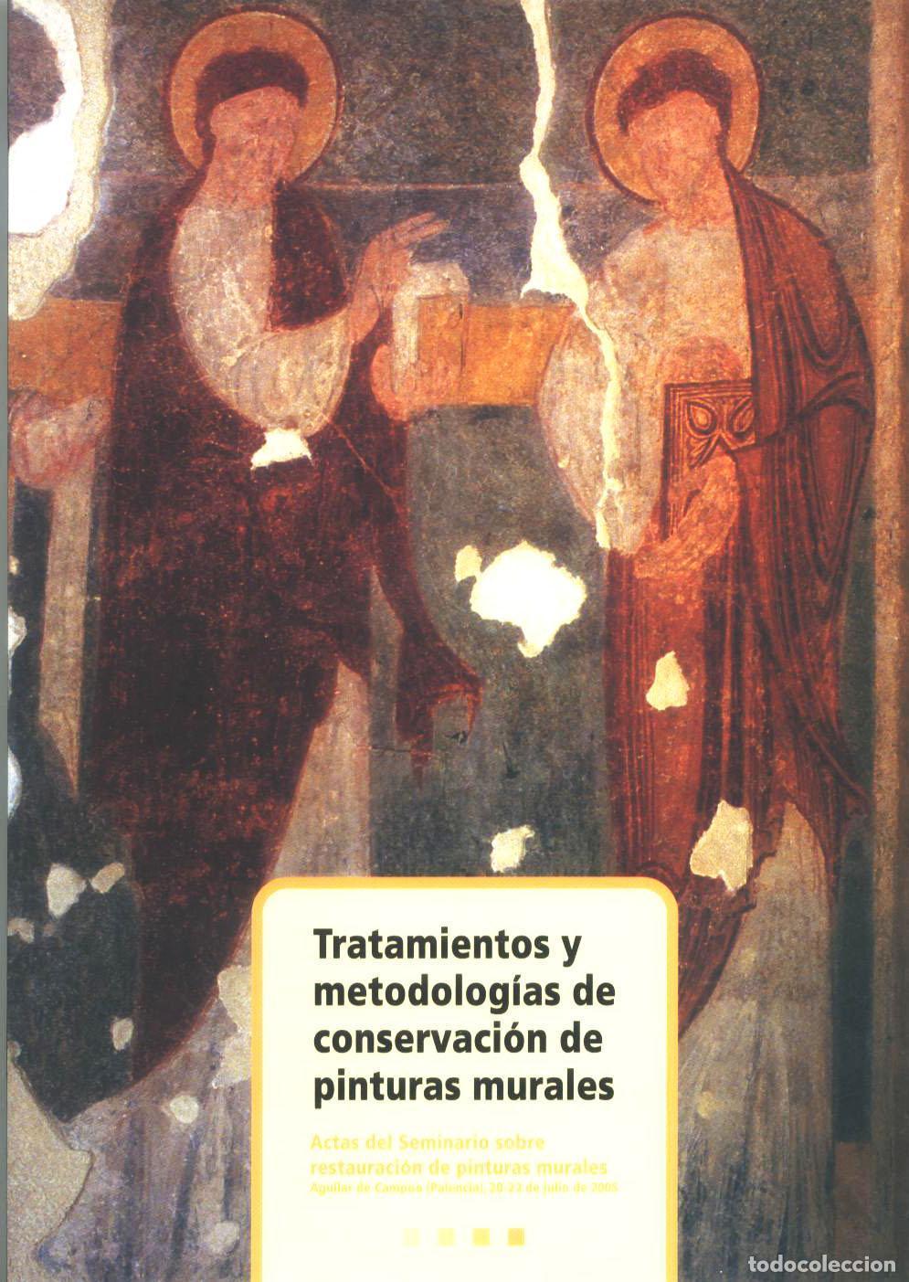 books: vvaa - TRATAMIENTOS Y METODOLOGIAS DE CONSERVACION DE PINTURAS MURALES. Actas del Seminario sobre re