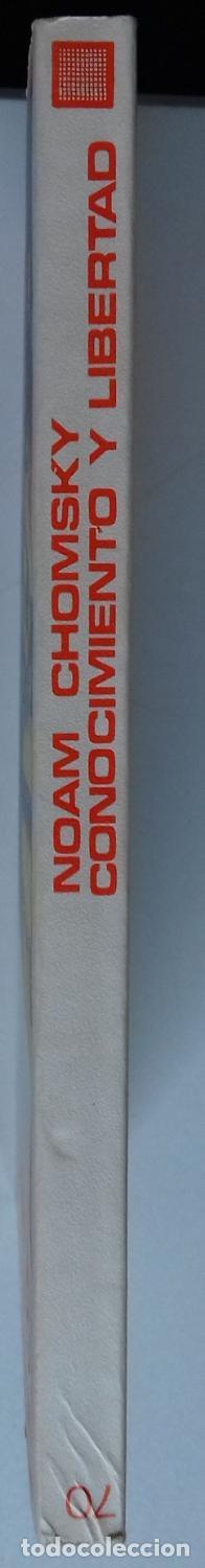Libros: Chomsky, Noam - CONOCIMIENTO Y LIBERTAD - Foto 2