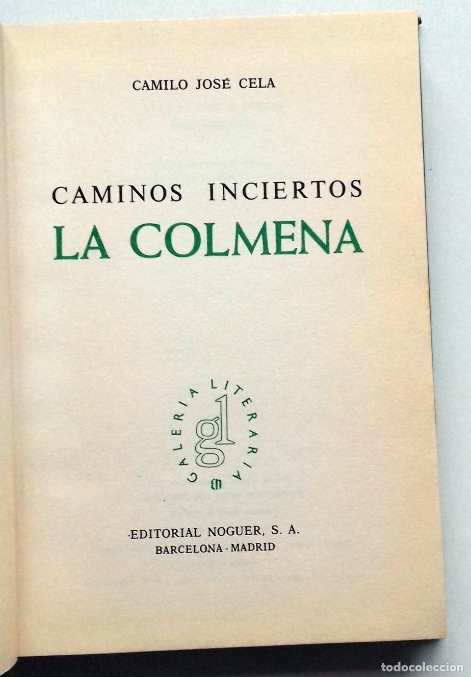 Libros: Cela, Camilo Jos&eacute; - CAMINOS INCIERTOS. LA COLMENA - Foto 3