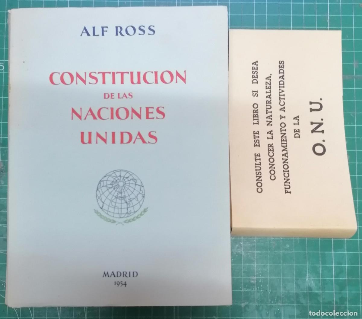 Libros: Ross, Alf - CONSTITUCI&Oacute;N DE LAS NACIONES UNIDAS
