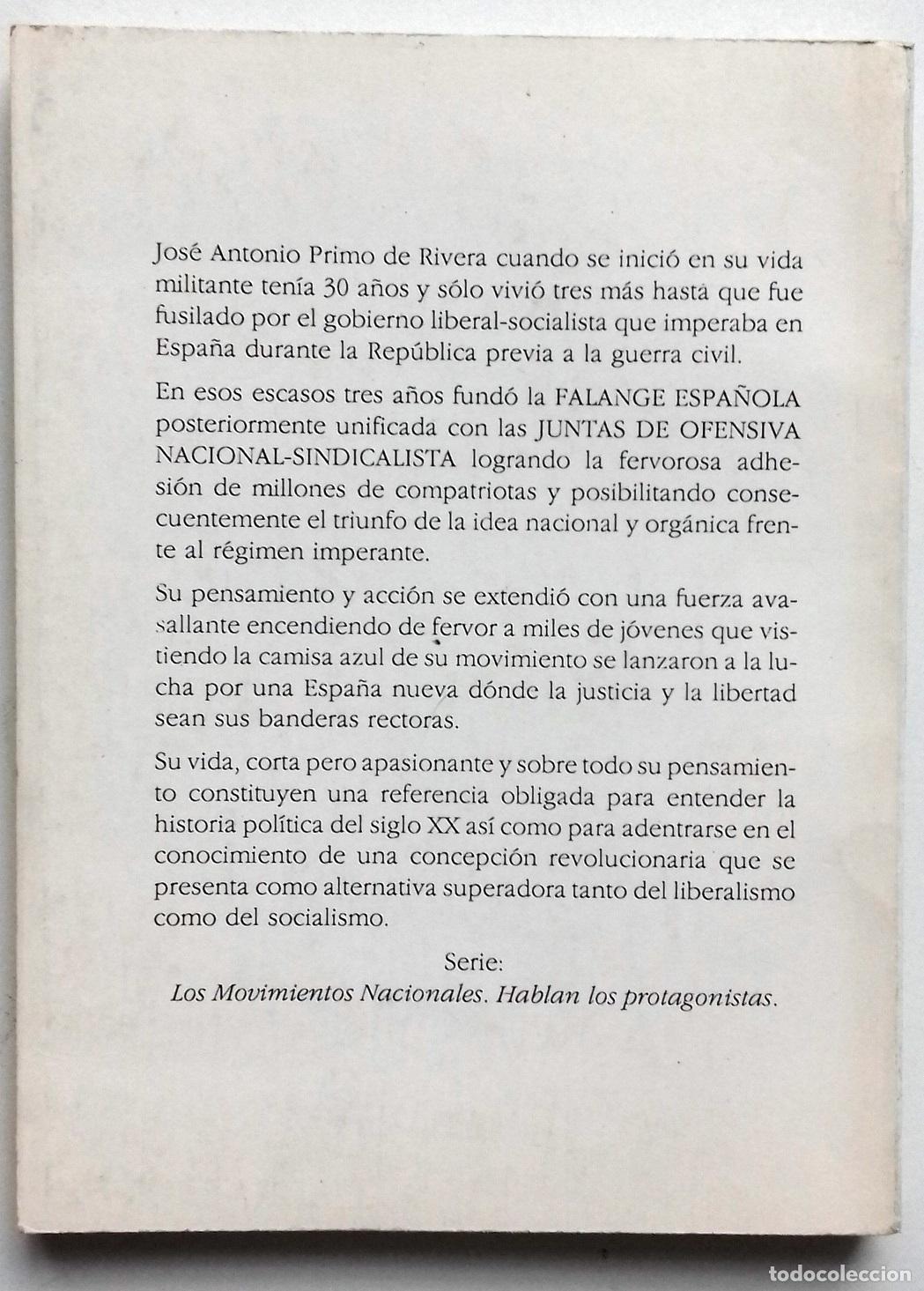 Libros: Primo de Rivera, Jos&eacute; Antonio - DOCTRINA Y ACCI&Oacute;N - Foto 4