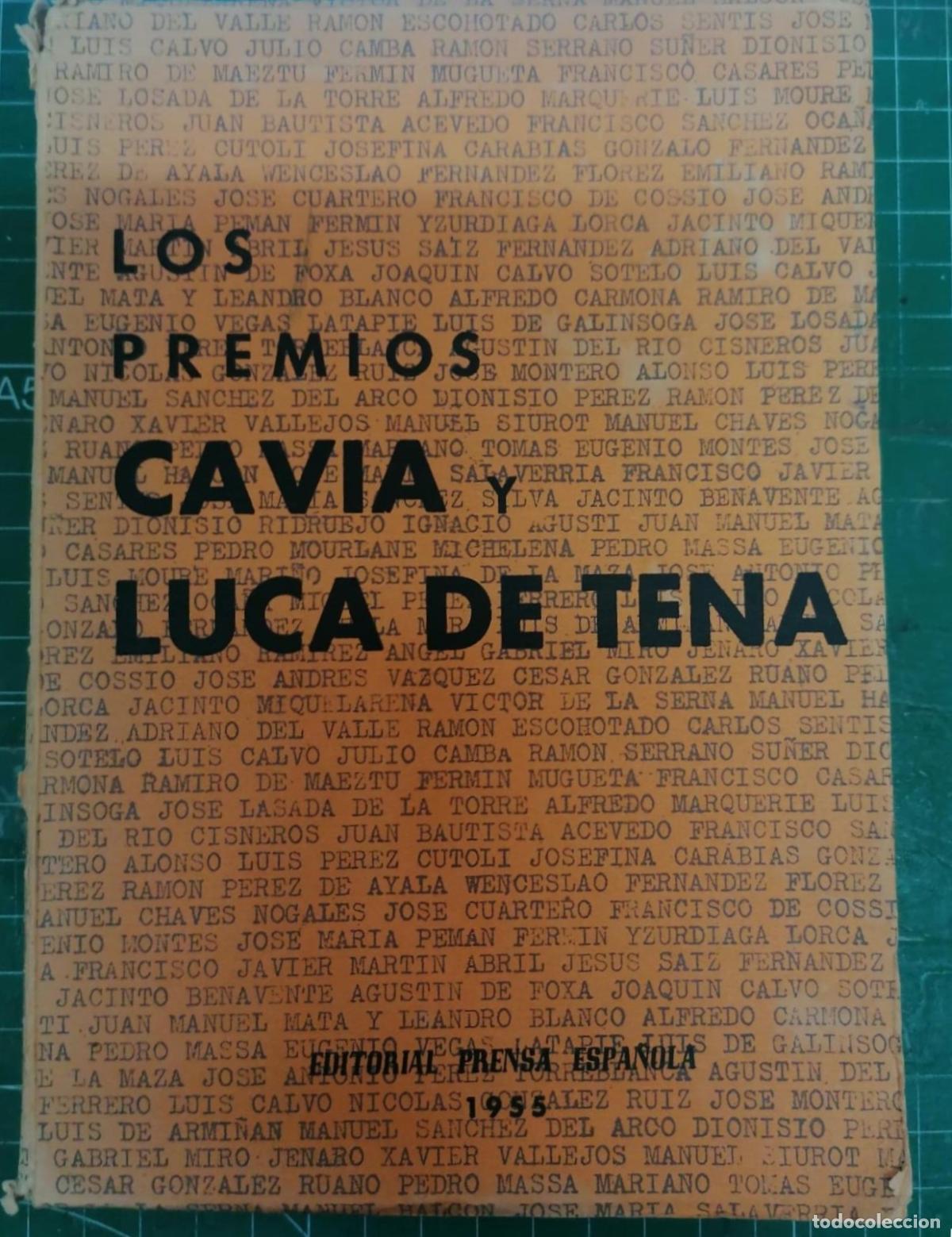 Libros: MARIANO DE CAVIA Y LUCA DE TENA. LOS PREMIOS DE ABC - Foto 1