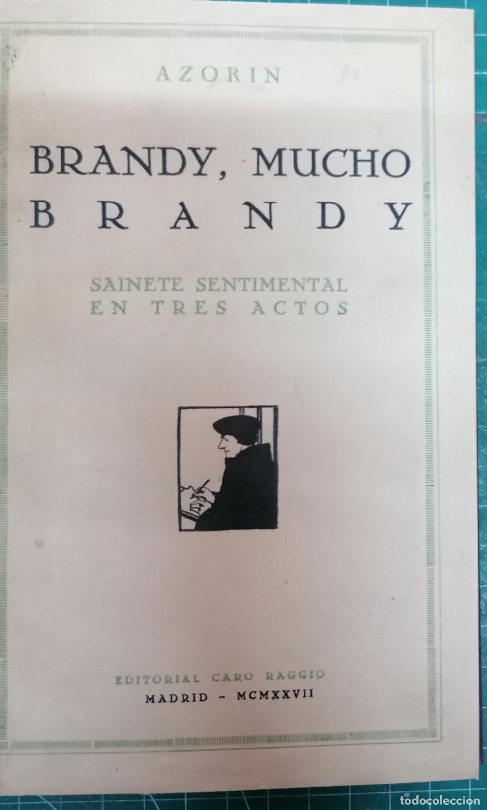 Libros: Azor&iacute;n - BRANDY, MUCHO BRANDY - Foto 2