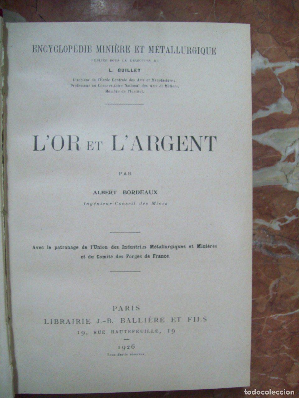 books: Bordeaux, Albert - L'OR ET L'ARGENT