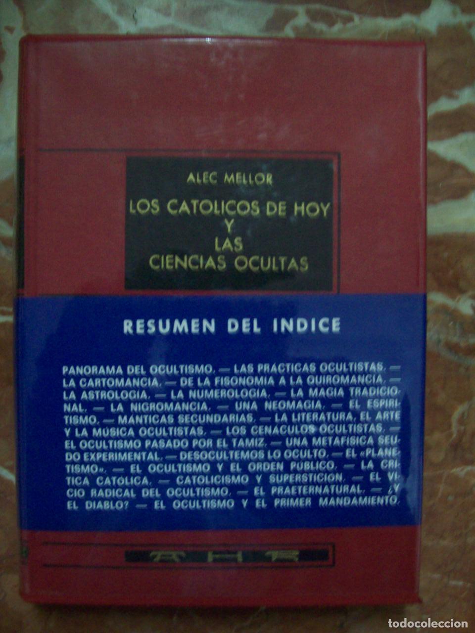 books: Mellor, Alec - LOS CAT&Oacute;LICOS DE HOY Y LAS CIENCIAS OCULTAS