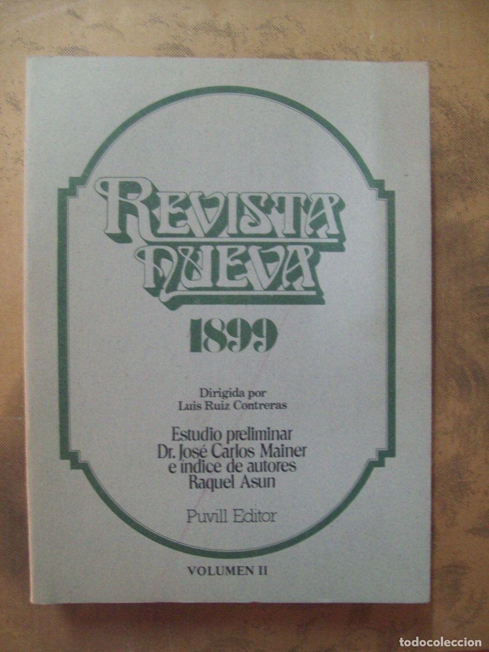 Libri di seconda mano: Ruiz Contreras, Luis (Dirigida por) - REVISTA NUEVA 1899. TOMO II