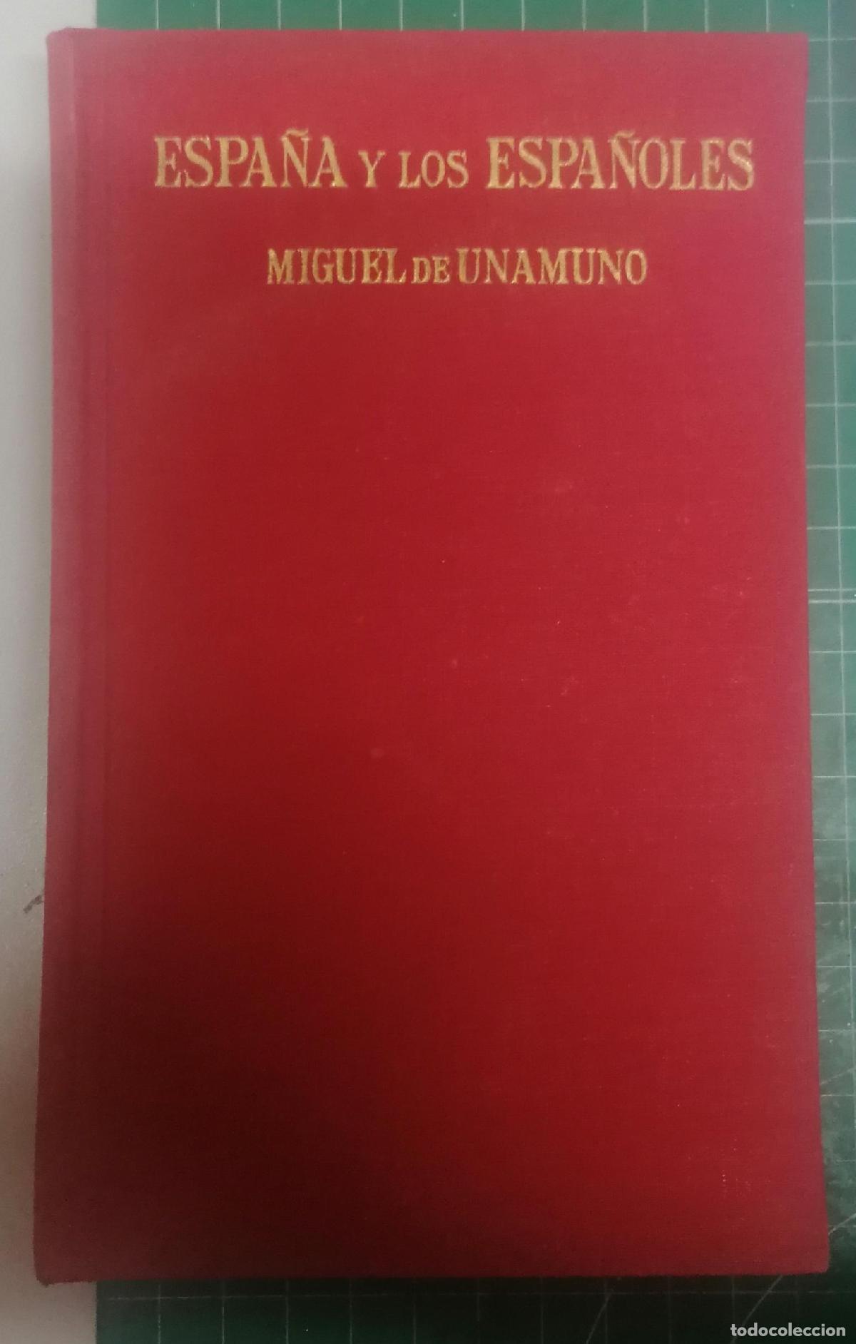 Libros: Unamuno, Miguel de - ESPA&Ntilde;A Y LOS ESPA&Ntilde;OLES - Foto 1