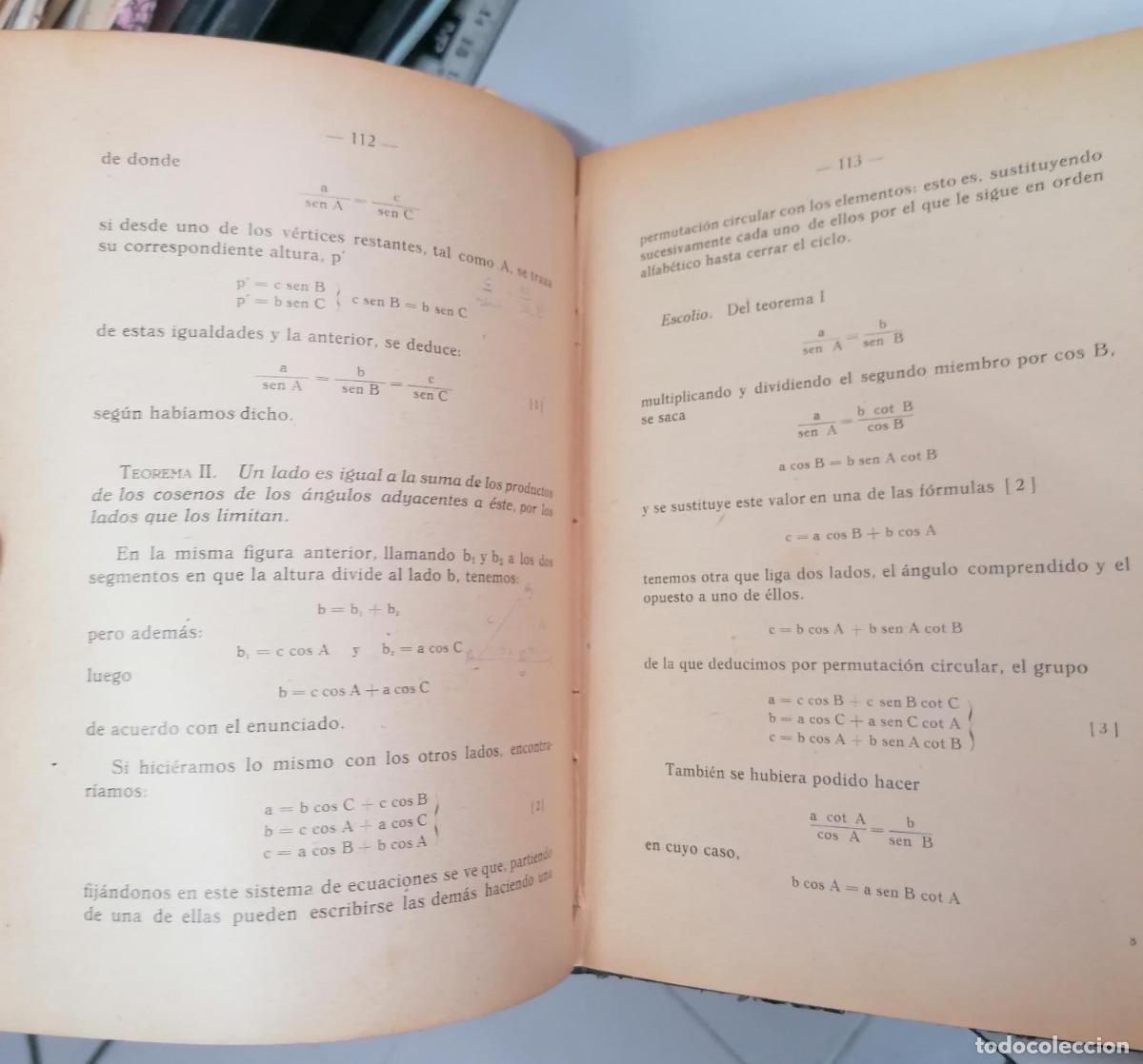 Libros: Mart&iacute;n Romero, J. - ELEMENTOS DE TRIGONOMETRIA - Foto 4