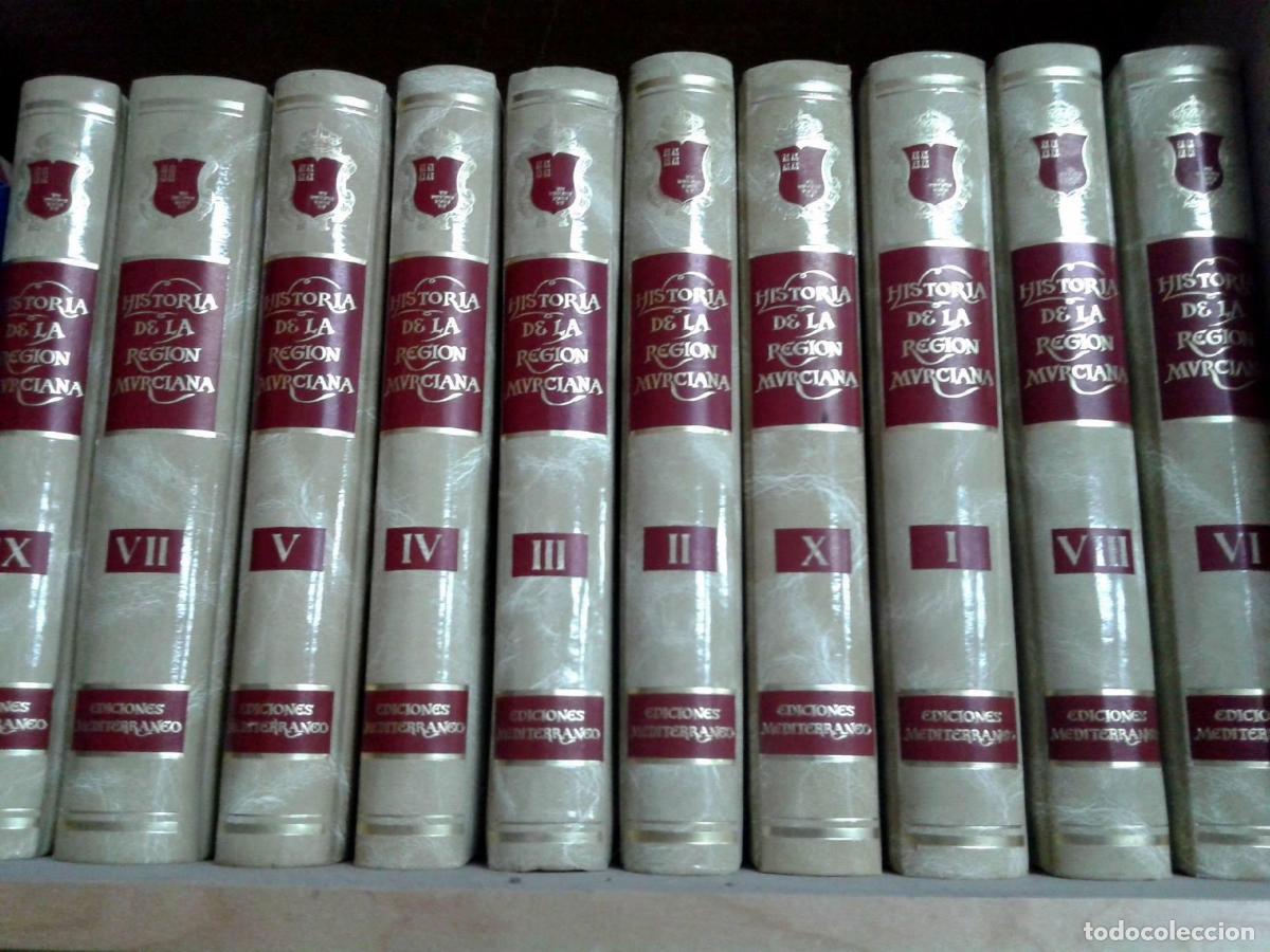 books: VV.AA. - HISTORIA DE LA REGI&Oacute;N MURCIANA. 10 Vols.