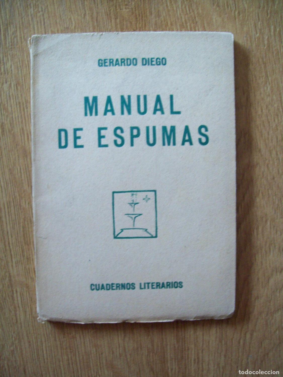 Libros: Diego, Gerardo - MANUAL DE ESPUMAS - Foto 1