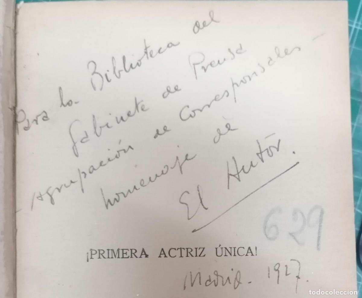 Libros: Pedro, Valent&iacute;n de - &iexcl; PRIMERA ACTRIZ &Uacute;NICA ! - Foto 3