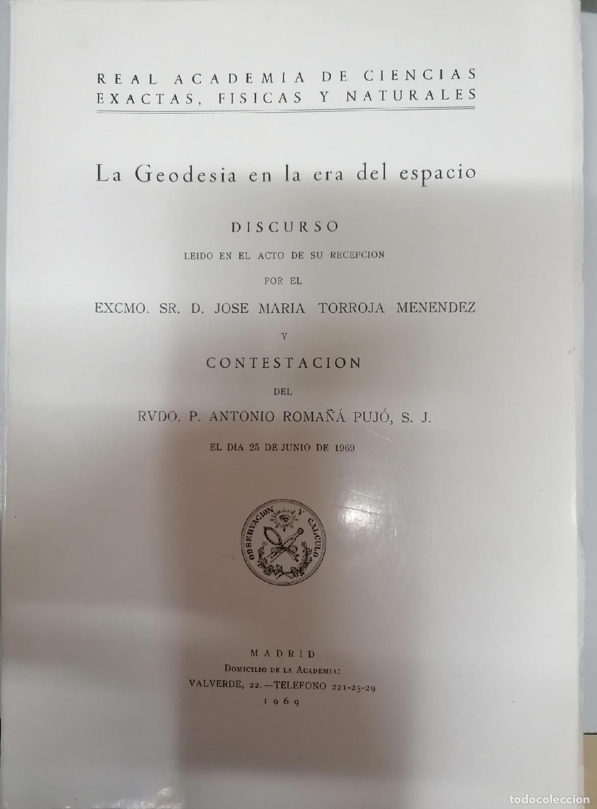 Libros: Torroja Men&eacute;ndez, Jos&eacute; Mar&iacute;a - GEODESIA EN LA ERA DEL ESPACIO