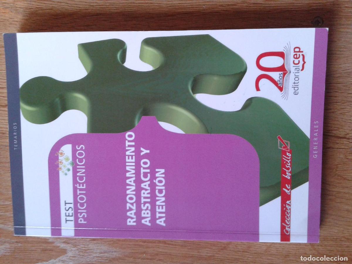 Livres: VV.AA. - TEST PSICOT&Eacute;CNICOS. RAZONAMIENTO ABSTRACTO Y ATENCI&Oacute;N