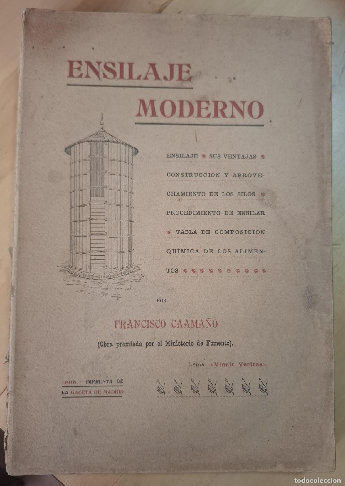 Libros: Caama&ntilde;o, Francisco - ENSILAJE MODERNO - Foto 1