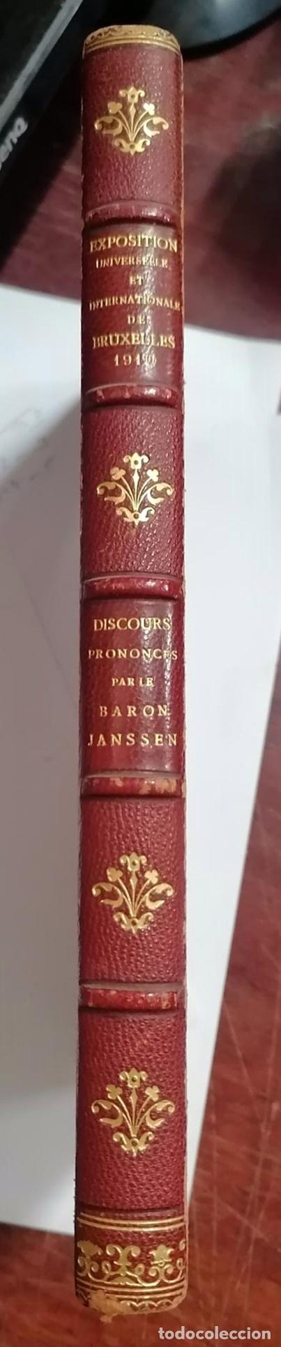 Livros em segunda m&atilde;o: Baron Janssen - DISCOURS PRONONC&Eacute;S PAR LE BARON JANSSEN. Exposition universelle et internationale de