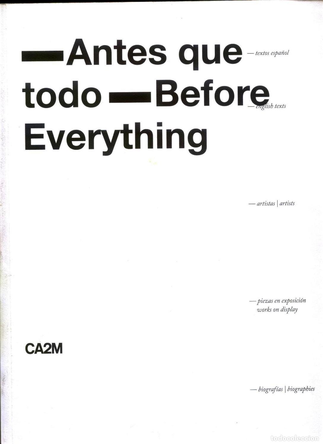 Livres: vv.aa - ANTES QUE TODO - BEFORE EVERYTHING