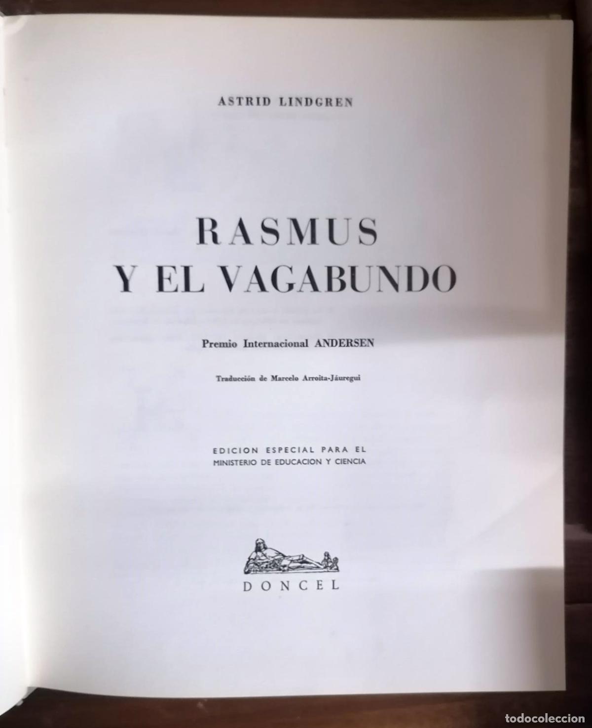 Libros: Astrid Lindgren - RASMUS Y EL VAGABUNDO - Foto 5