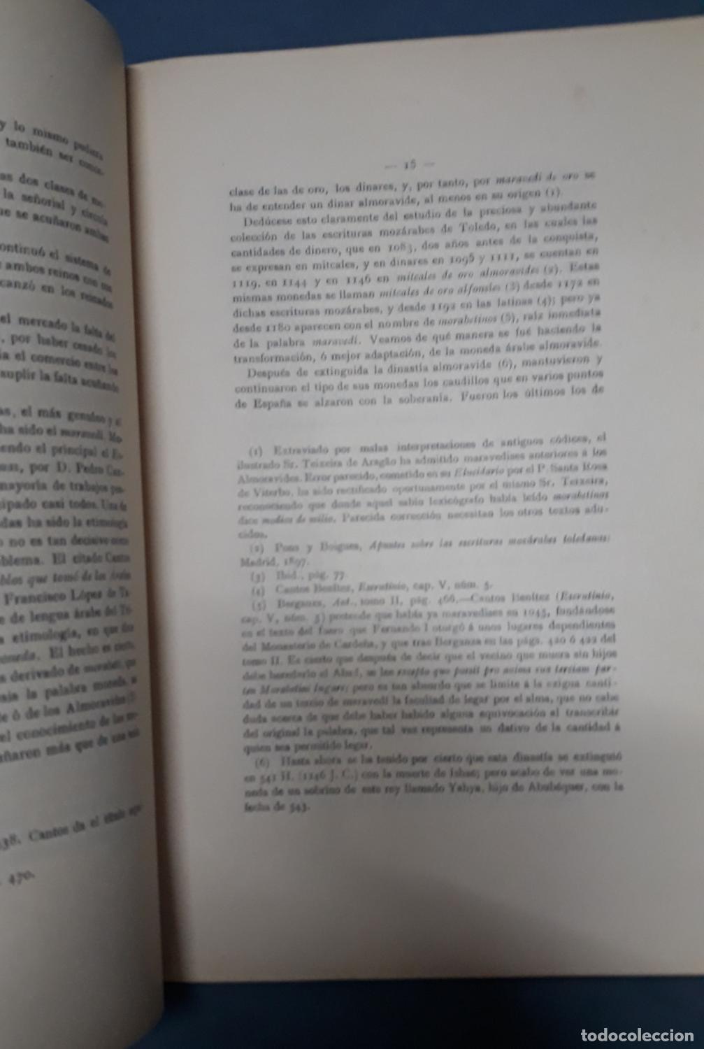Libros: Antonio Vives - LA MONEDA CASTELLANA. Discurso - Foto 3
