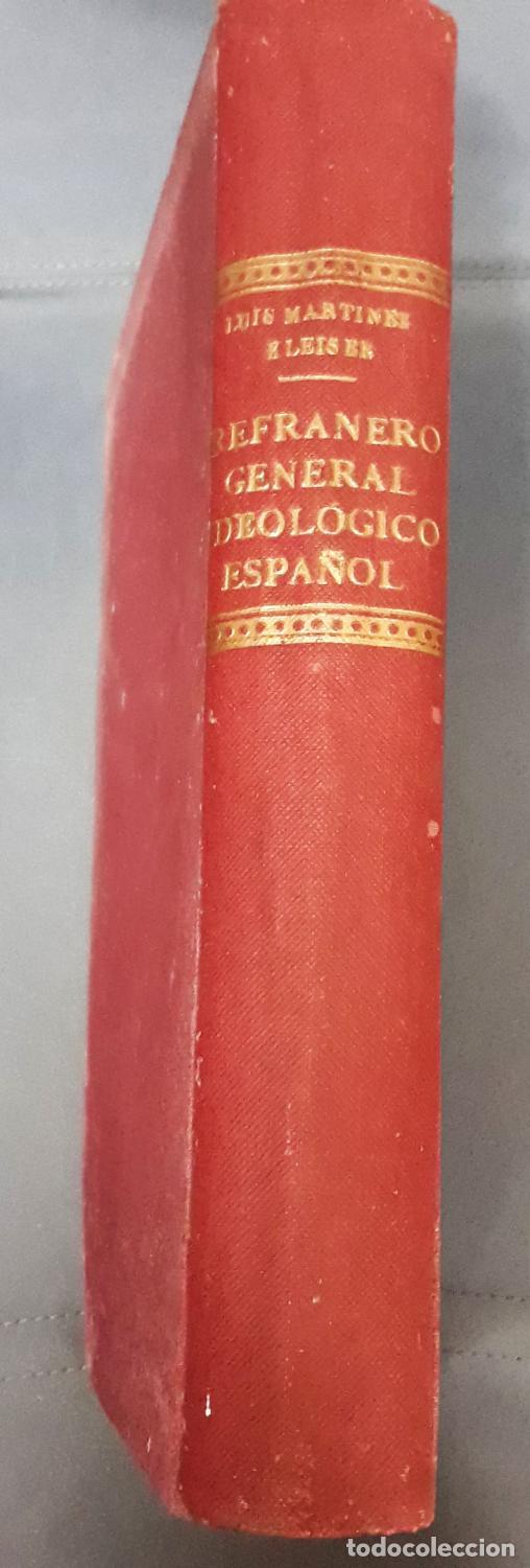 Libros: Luis Mart&iacute;nez Kleiser. Compilador - REFRANERO GENERAL IDEOL&Oacute;GICO ESPA&Ntilde;OL. - Foto 5