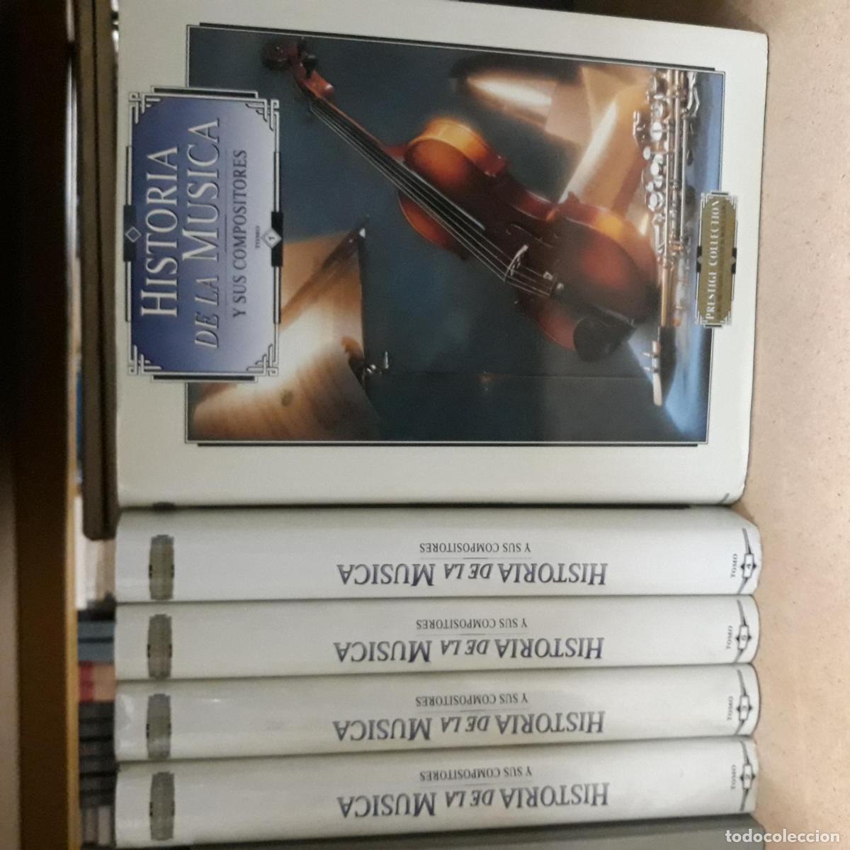 Livres: G. Perez Sevilla (Director) - HISTORIA DE LA MUSICA Y SUS COMPOSITORES. Completa. 5 Tomos