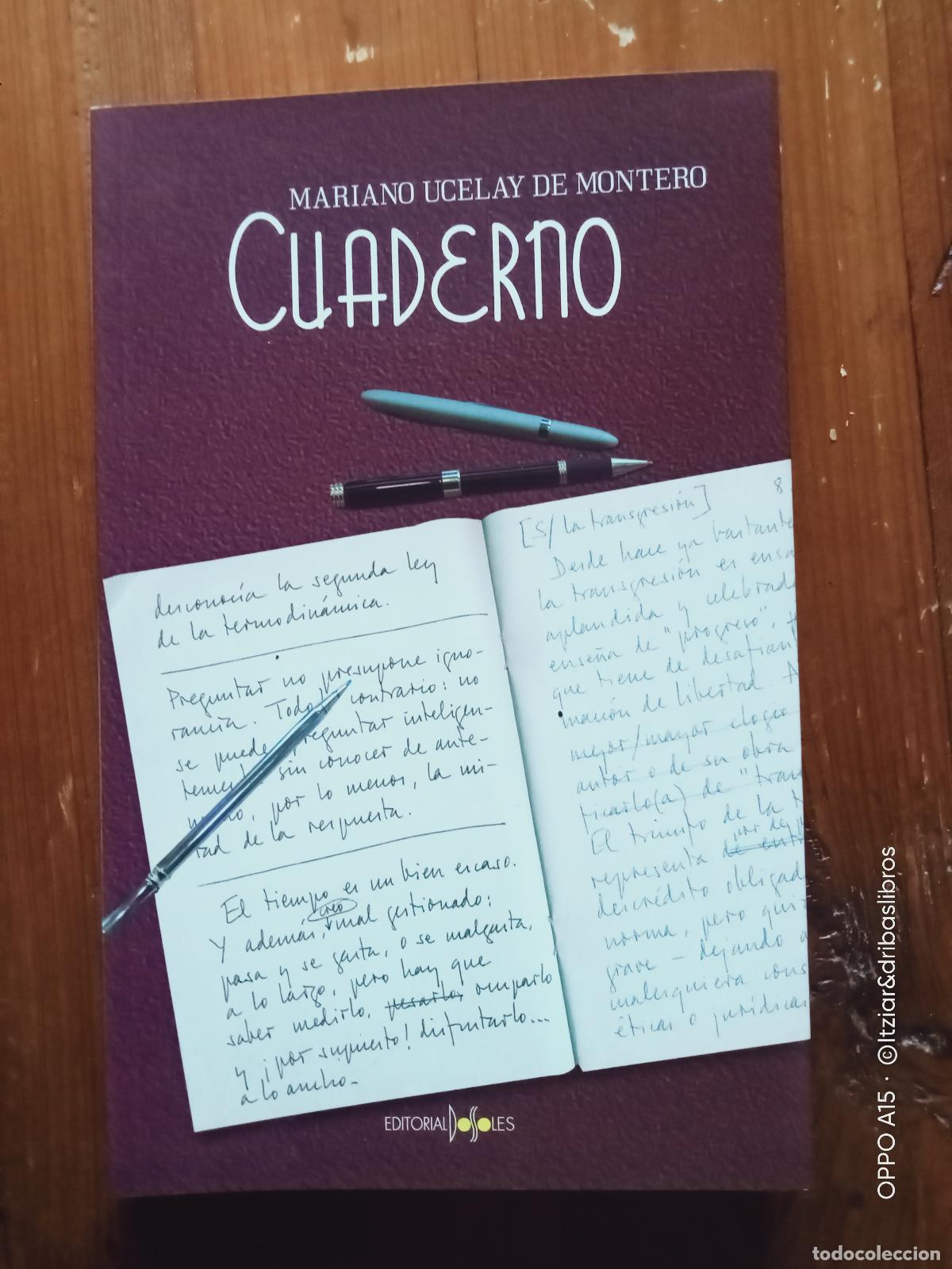 Libros: Mariano Ucelay de Montero - CUADERNO - Foto 1