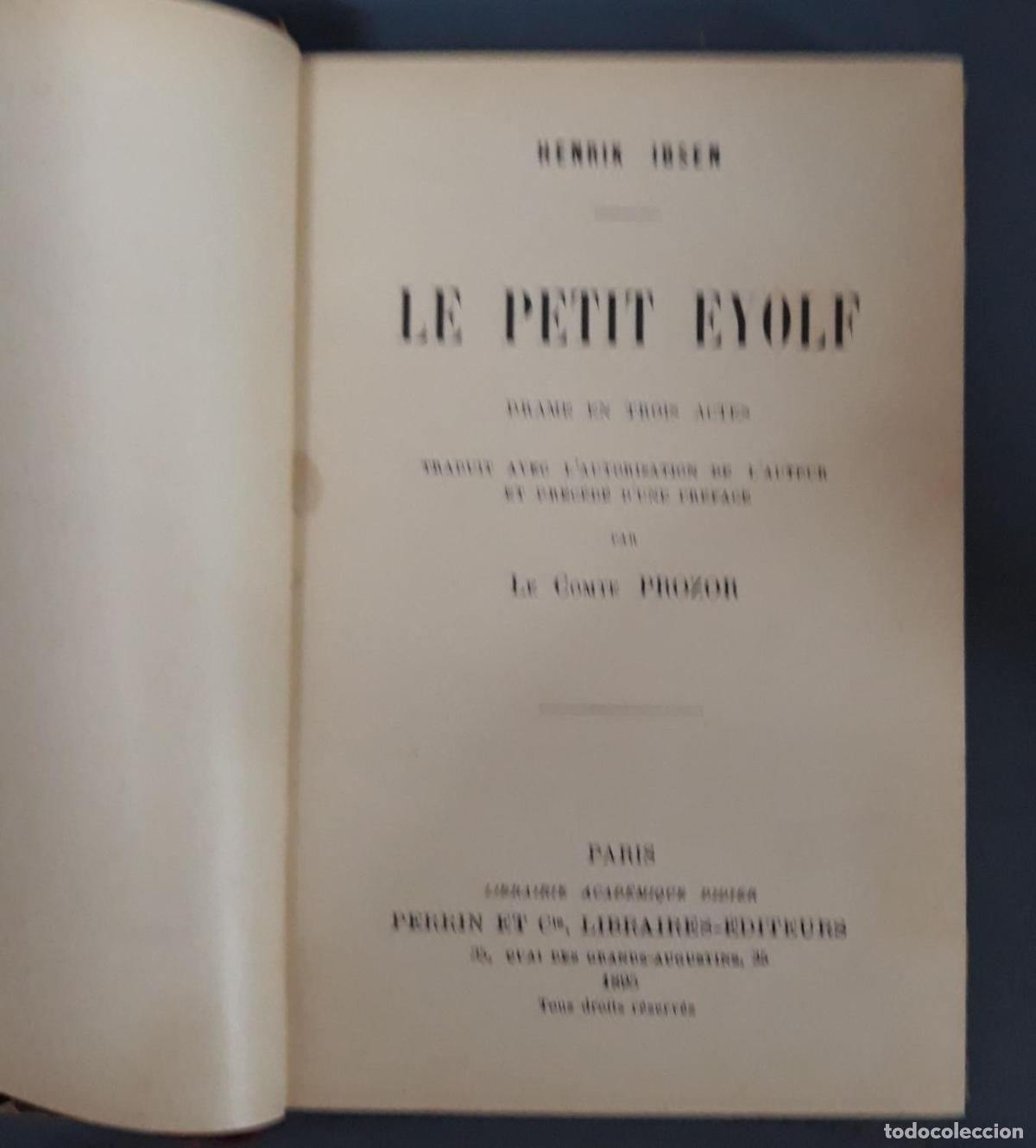 Libros: Henrik Ibsen - LE PETIT EYOLF - Foto 3
