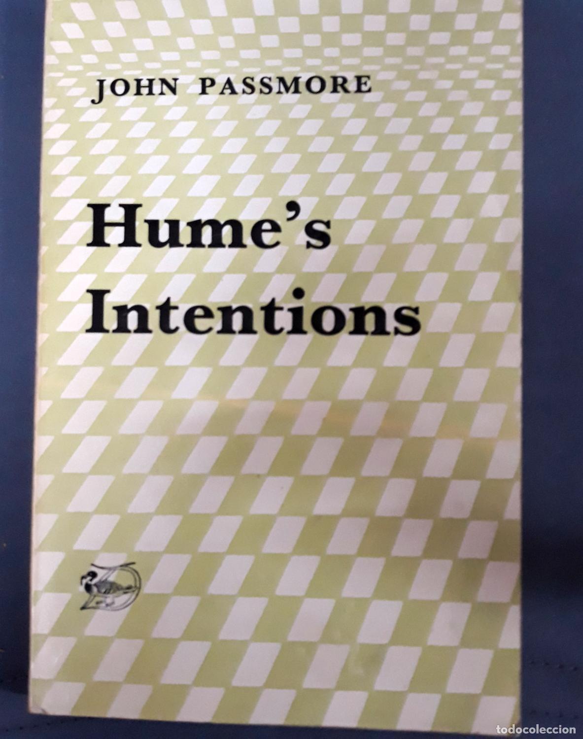 Livros em segunda m&atilde;o: John Passmore - HUME'S INTENTIONS