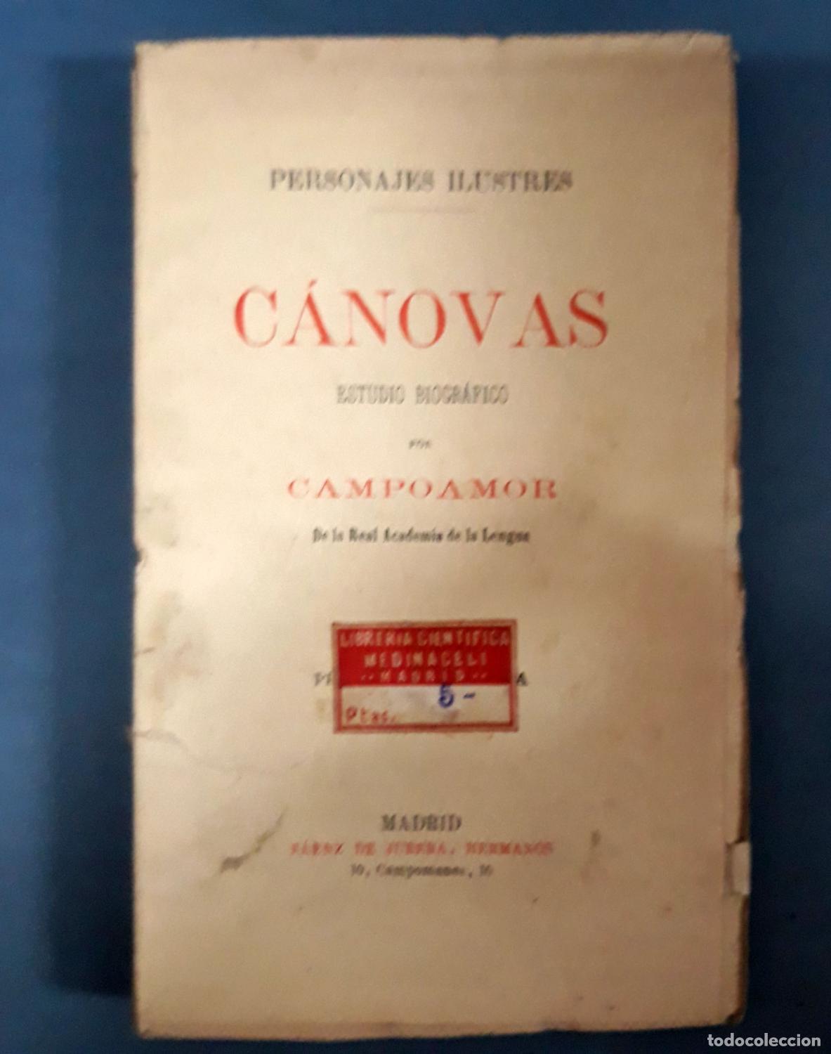 Libros: Campoamor - CANOVAS. Estudio biogr&aacute;fico - Foto 1