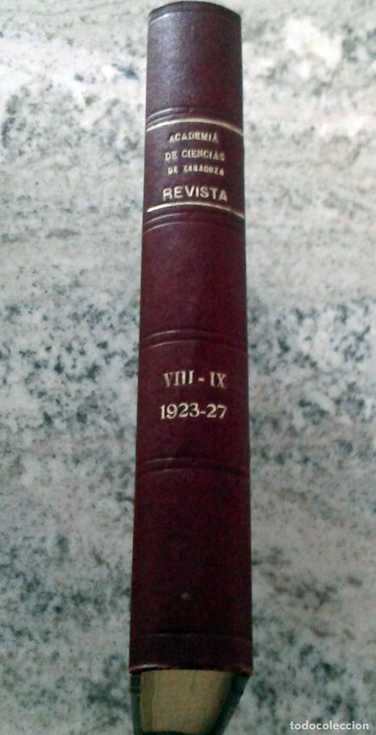 Libros: vvaa - REVISTA DE LA ACADEMIA DE CIENCIAS EXACTAS, FISICO QUIMICAS Y NATURALES DE ZARAGOZA. Tomo VII