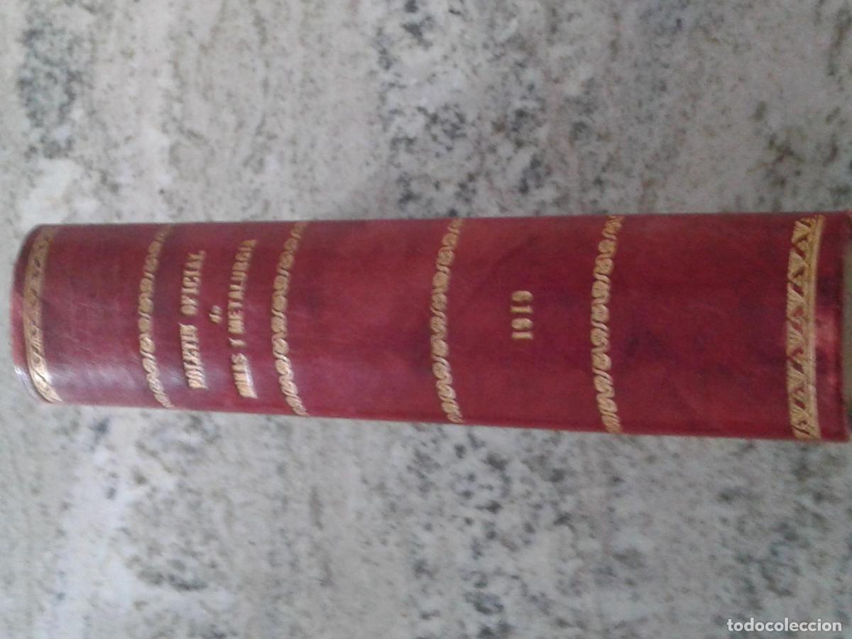 Livros em segunda m&atilde;o: vvaa - BOLETIN OFICIAL DE MINAS Y METALURGIA. A&ntilde;o 1919 completo.