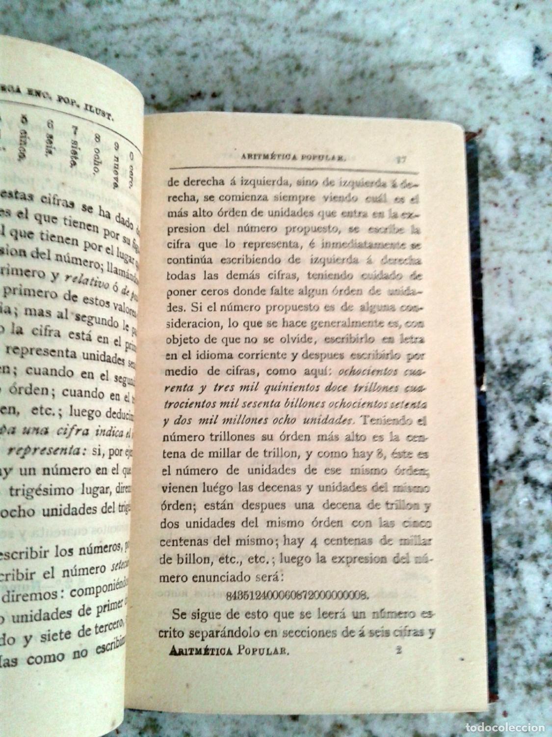 Libros: Manuel Lorenzo Aleu - ARITMETICA POPULAR - Foto 3