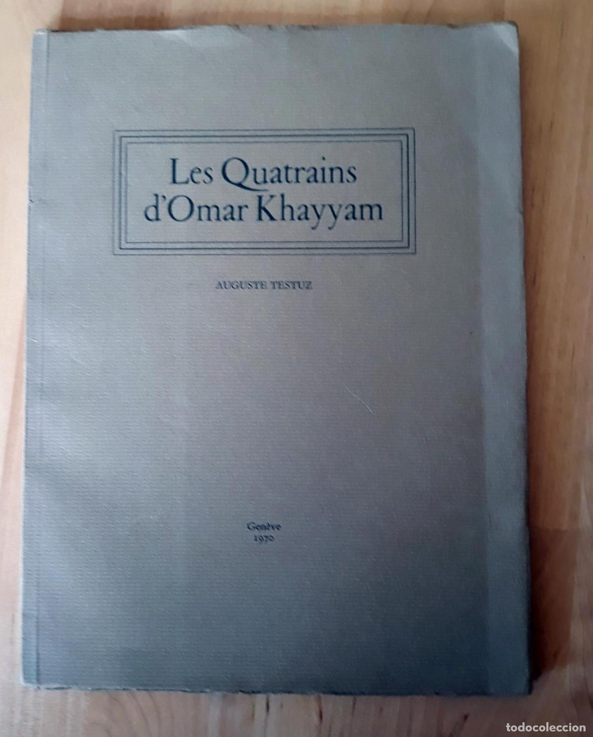 Libros: Omar Khayyam - LES QUATRAINS - Foto 1
