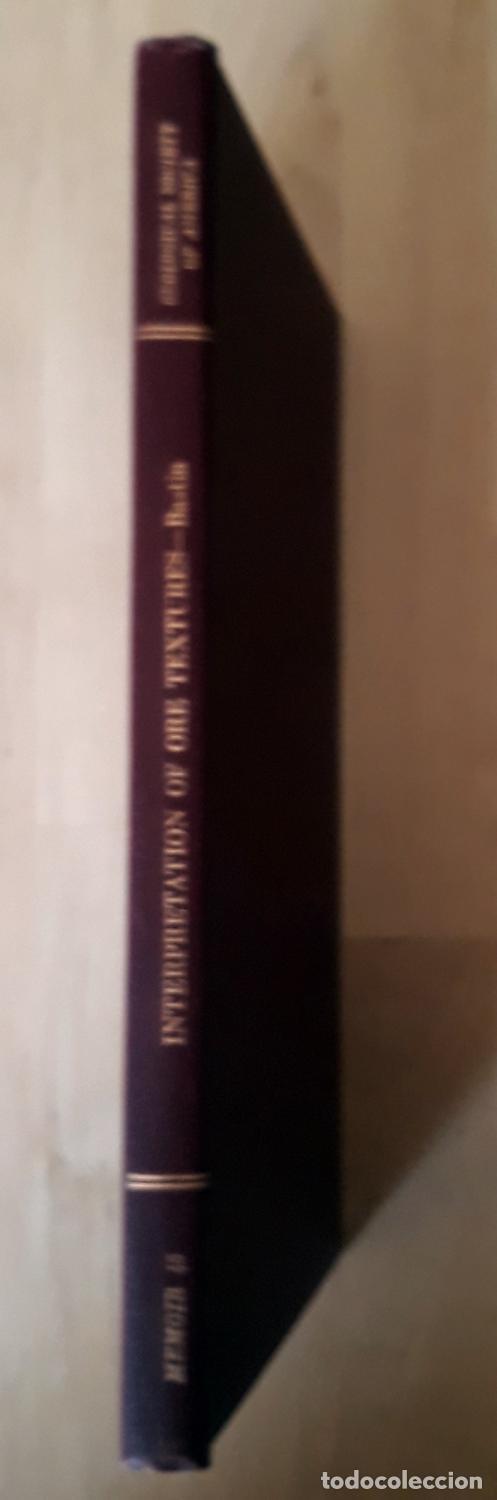 Libros: Edson S. Bastin - INTERPRETATION OF ORE TEXTURES - Foto 1