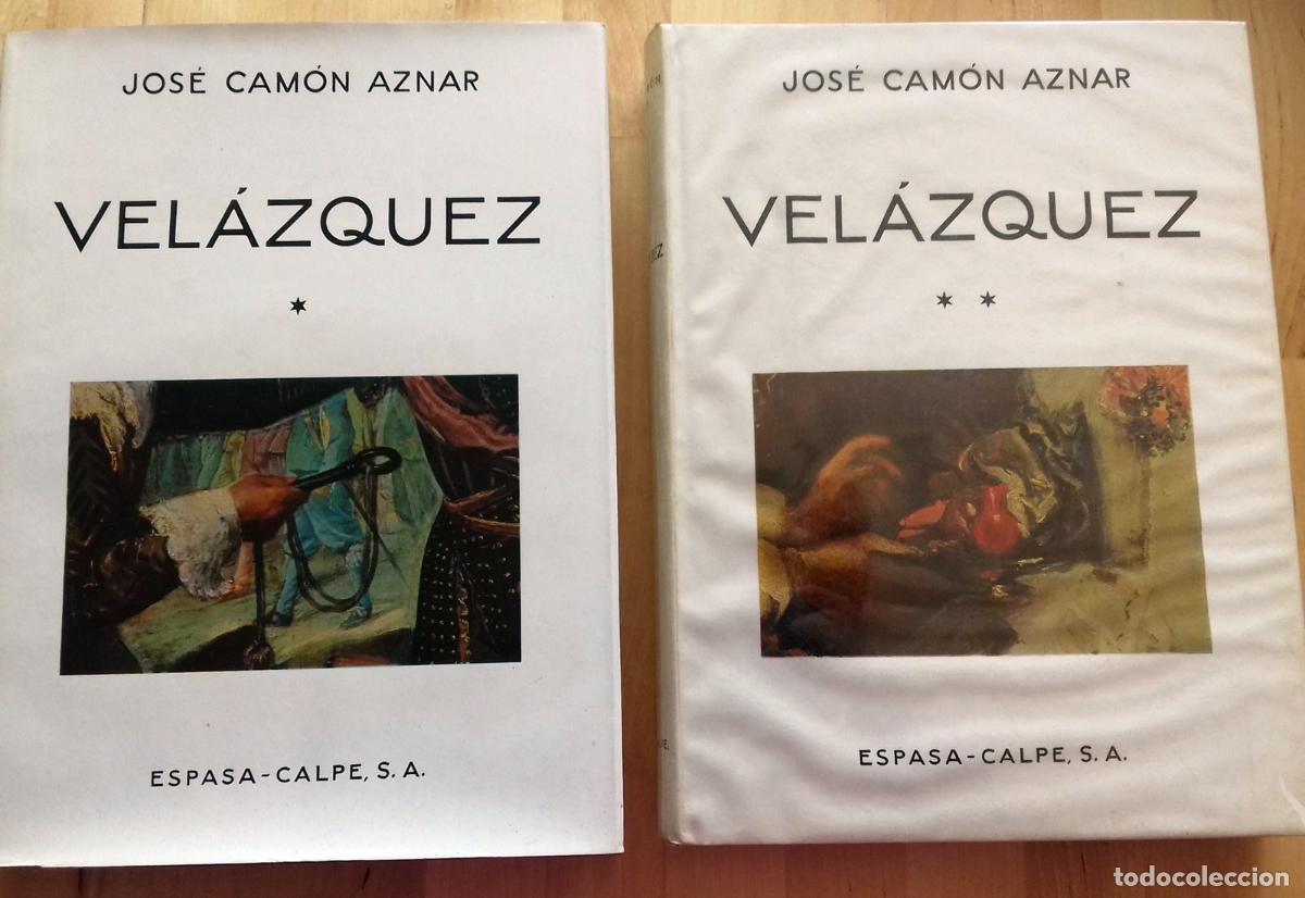 Libros: Jos&eacute; Cam&oacute;n Aznar - VEL&Aacute;ZQUEZ. 2 Vols. - Foto 1