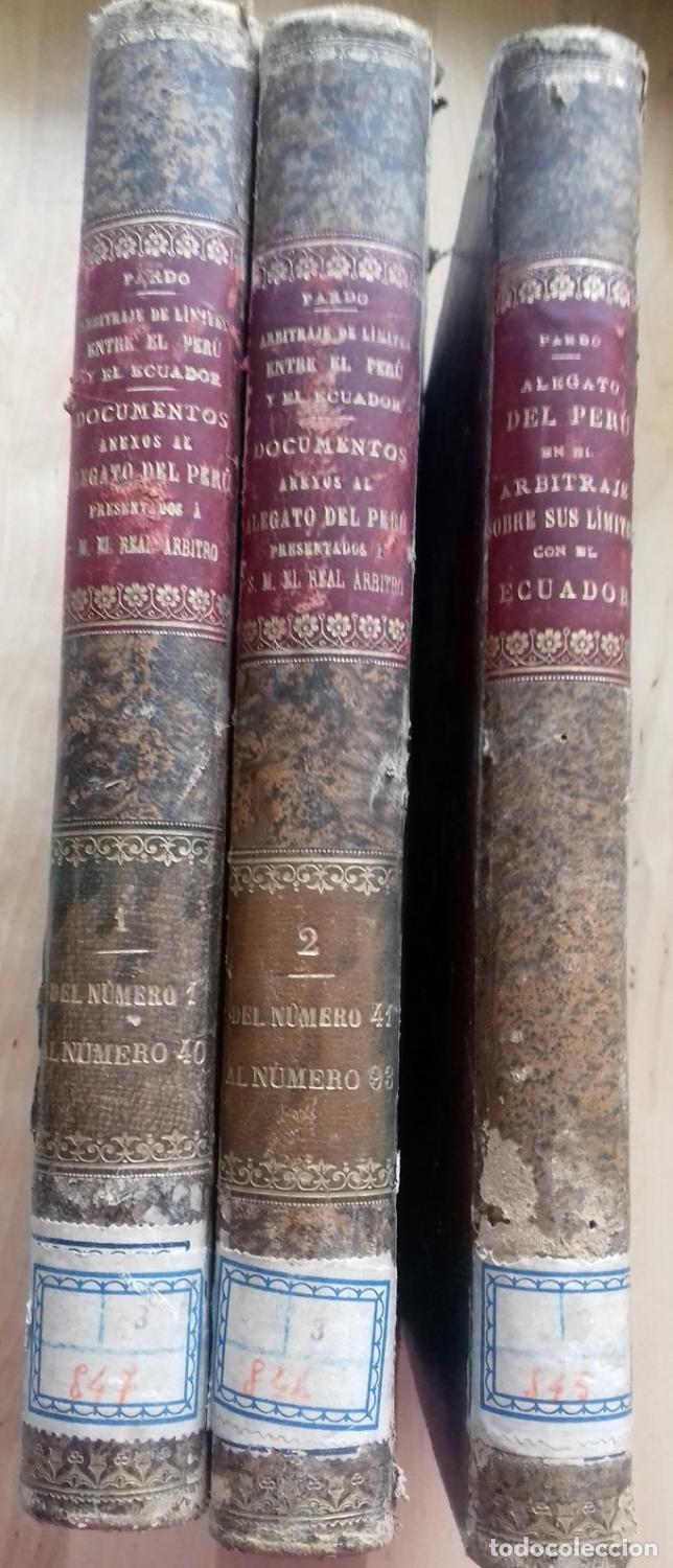 Libri di seconda mano: Jos&eacute; Pardo y Barreda - ALEGATO DEL PER&Uacute; EN EL ARBITRAJE SOBRE SUS L&Iacute;MITES CON EL ECUADOR. DOCUMENTOS