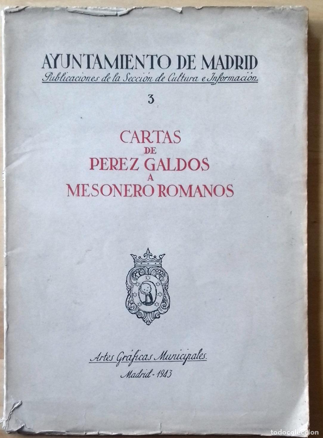 books: E. Varela Herv&iacute;as - CARTAS DE P&Eacute;REZ GALD&Oacute;S A MESONERO ROMANOS