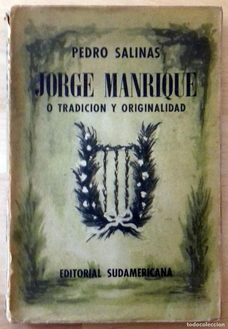 Libros: Pedro Salinas - JORGE MANRIQUE O TRADICI&Oacute;N Y ORIGINALIDAD - Foto 1