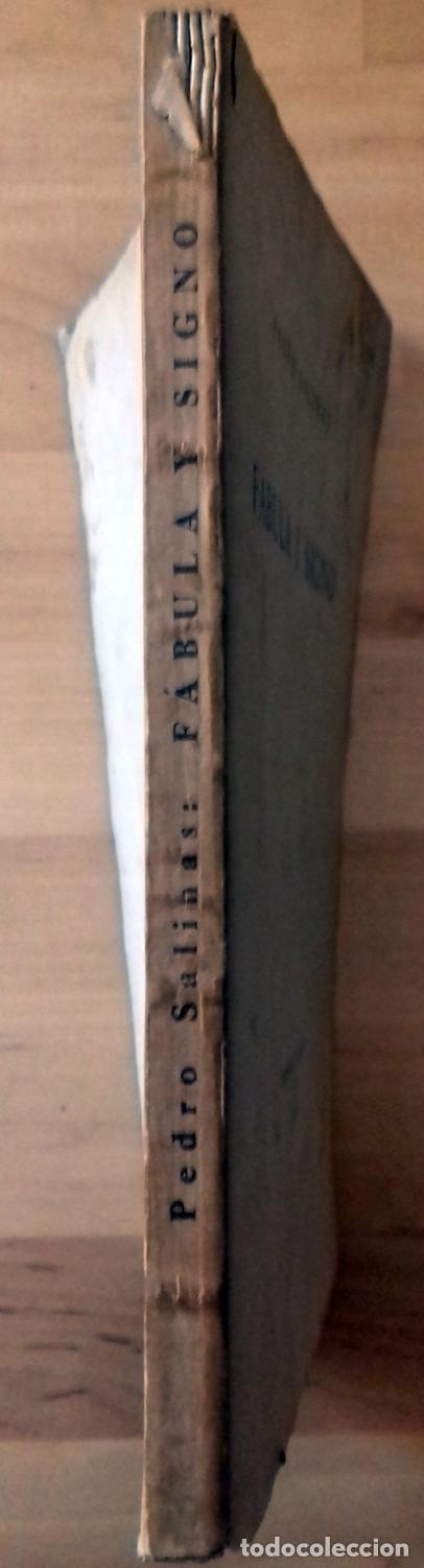 Libros: Pedro Salinas - FABULA Y SIGNO - Foto 3