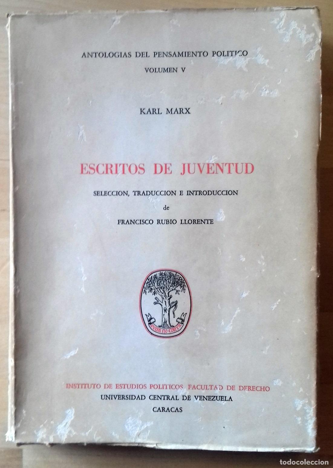 Libros: Karl Marx - ESCRITOS DE JUVENTUD - Foto 1